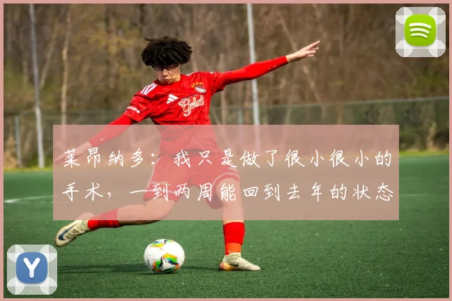 莱昂纳多：我只是做了很小很小的手术，一到两周能回到去年的状态